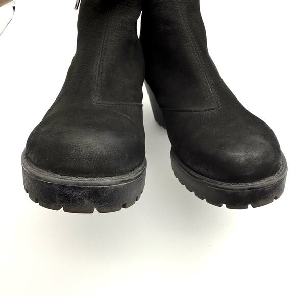 Vagabond Grace Nubuck Double Zipper Ankle Boot Black EU 38 US 7 - Picture 4 of 16